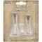 Idea-Ology Small Corked Glass Flasks 2/Pkg-Laboratory 2" To 2.375"
